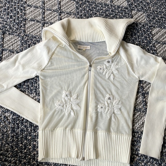 Zip-up Shear Sweater from Italy - Picture 7 of 7